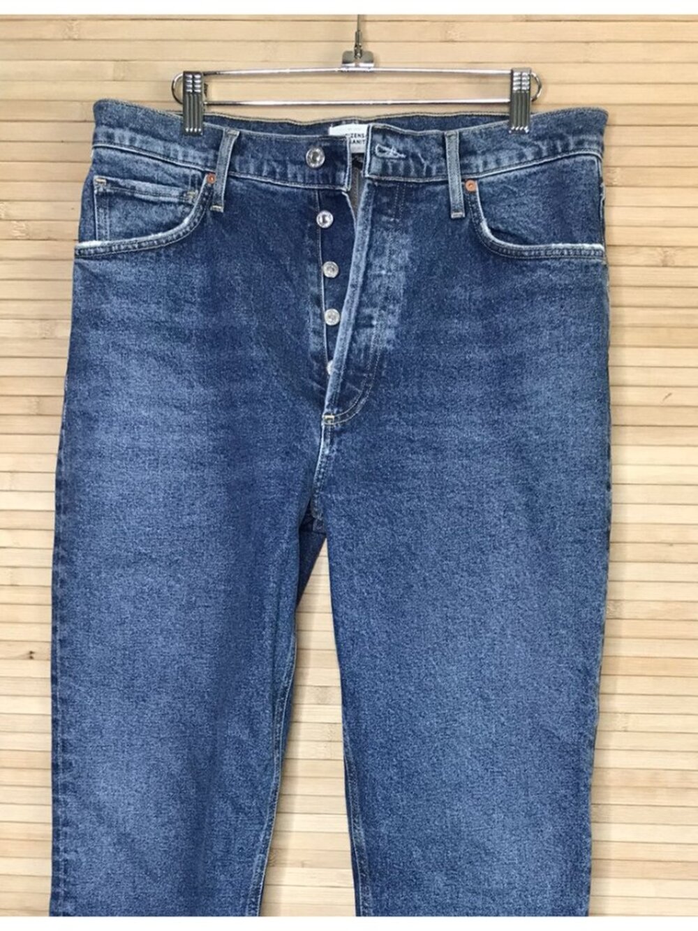 Citizens of Humanity Sabine High Rise Straight Leg Jean in Juniper sz 30 read - Picture 3 of 9
